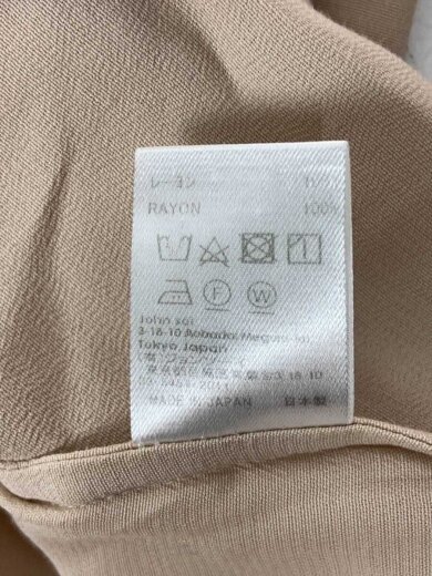 商品画像：長袖シャツ/0/レーヨン/BEG/無地/1171-81-702 5