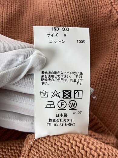 商品画像：ニット・セーター(厚手)/M/コットン/ORN/TND-K03 4