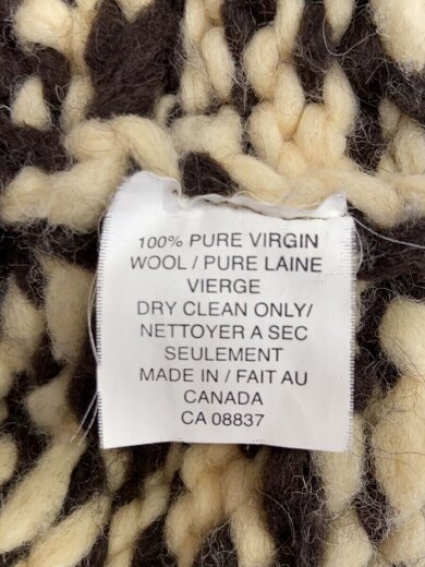 画像：KANATAニットベスト(厚手)/--/ウール/GRY/CA08837//4