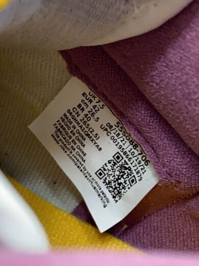 商品画像：ハイカットスニーカー/26.5cm/PUP×YLW/555088-706// 5