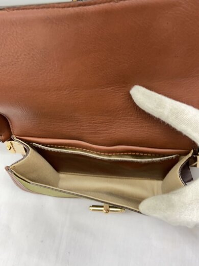 商品画像：ショルダーバッグ/レザー/BRW 7