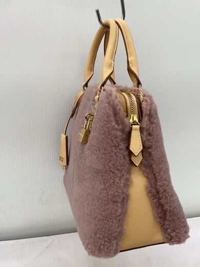 商品画像：ハンドバッグ/ウール/PNK 2