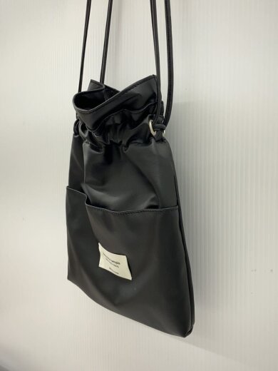 商品画像：ショルダーバッグ/フェイクレザー/BLK/1375611989 2
