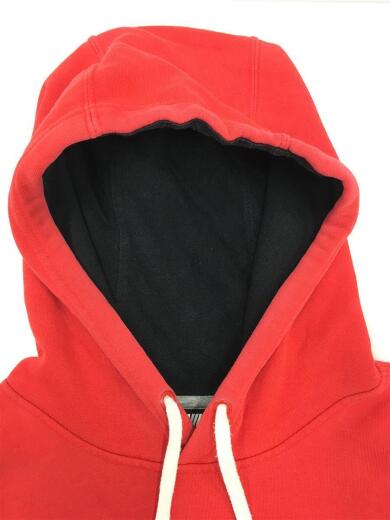 画像：NIKEAJ6353/HBR FTR/フリースプルオーバーフーディ/M/コットン/レッド/フード色褪せ有7