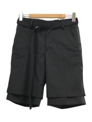 ボトム/1/ポリエステル/ブラック/無地/20-02185M