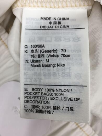 画像：NIKEボトム/M/ナイロン/ホワイト/無地/DM6210-0306