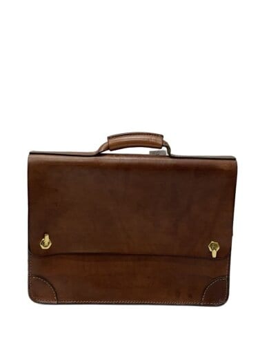 商品画像：ストラップ付ブリーフケース/レザー/BRW 1