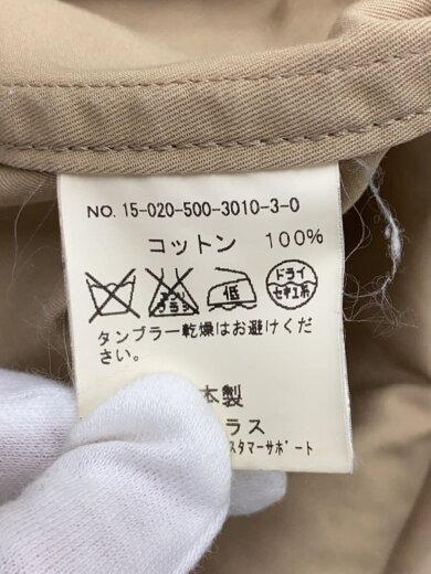 商品画像：トレンチコート/--/コットン/BEG/15-020-500-3010-3-0 4