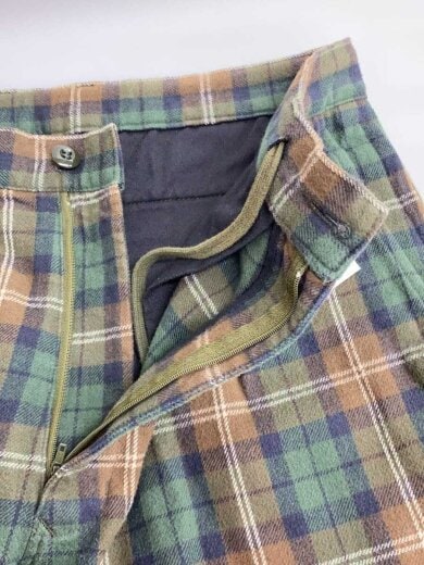 商品画像：SSZ/タックパンツ/ボトム/S/コットン/マルチカラー/チェック/11-23-0779-139 3