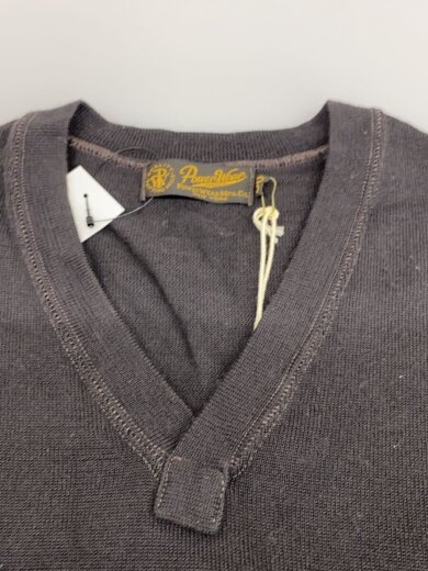 商品画像：POWER WEAR/V NECK SWEATER/ニット・セーター(薄手)/36/ウール/BLK/無地/15 5