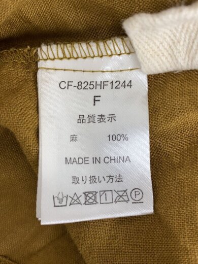 商品画像：長袖シャツ/FREE/リネン/BEG/CF-825HF1244 4