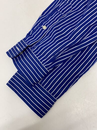 商品画像：長袖シャツ/XL/コットン/BLU/ストライプ 6