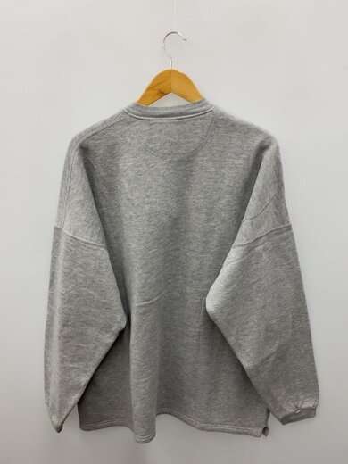 商品画像：90s/MADE IN U.S.A/ヘンリーネックカットソー/XXL/コットン/GRY/無地 2