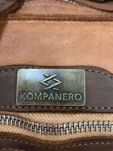 商品画像：KOMPANERO/ブリーフケース/レザー/CML/無地// 5