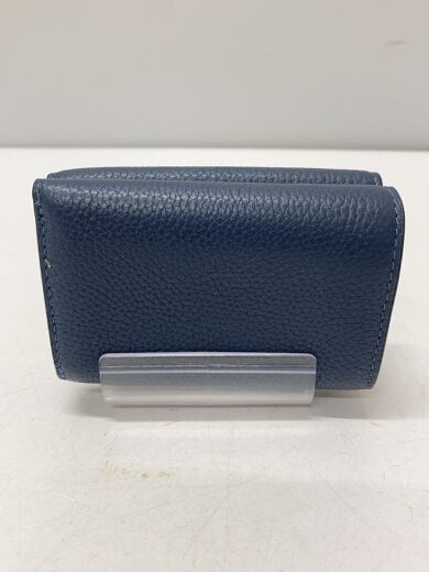 商品画像：3つ折り財布/レザー/NVY/無地/レディース/CM437 2