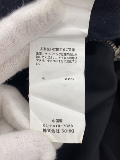 商品画像：スラックスパンツ/44/ウール/BLK/無地/MNFW-PT0502// 5