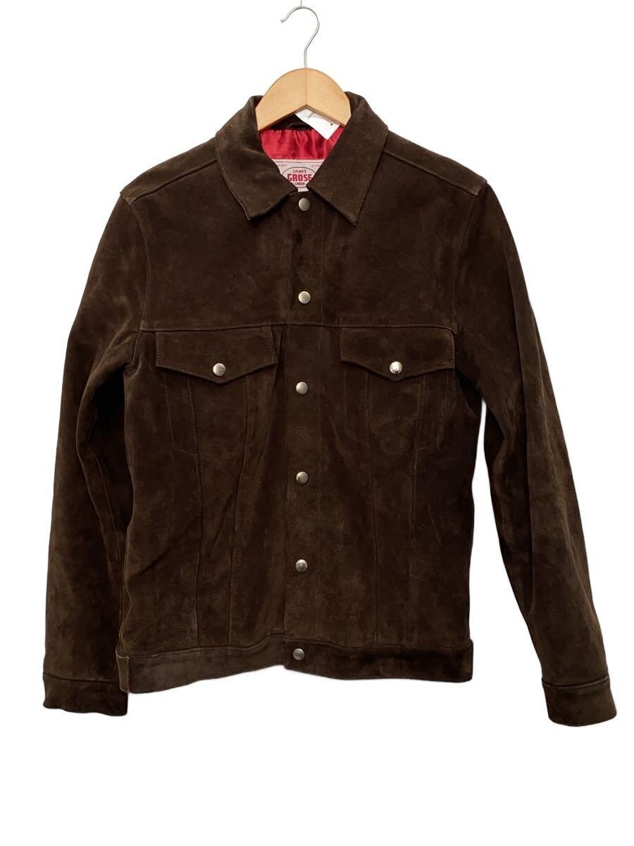 JAMES GROSE / レザージャケット・ブルゾン/36/スウェード/BRW