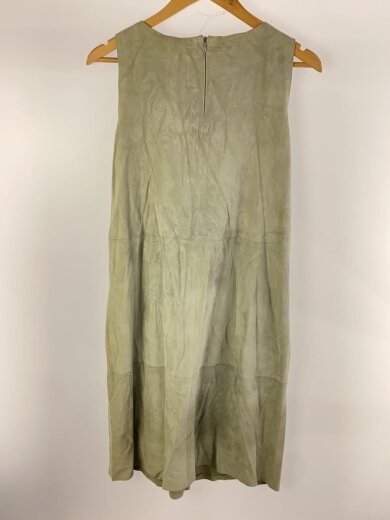 商品画像：ノースリーブワンピース/42/羊革/GRN/無地/QR2361211// 2