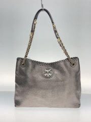 チェーンショルダーバッグ/角擦れ/--/シルバー/無地