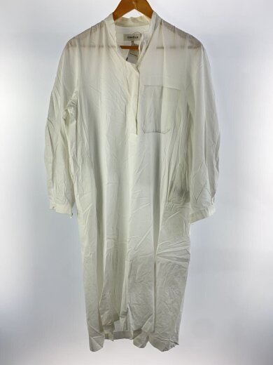 商品画像：長袖ワンピース/38/コットン/WHT/無地/300DA233-2160 1