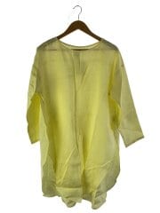 前結びリネンチュニックブラウス/FREE/リネン/YLW/BEZ1031404A0016