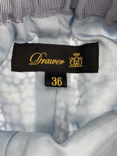 商品画像：21ss/シルクジャガードドロストパンツ/36/シルク/BLU/花柄/6514-299-1102// 4