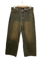 バギーデニムパンツ/36/コットン/IDG/101252031007