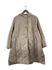 キルティングコート/36/ポリエステル/ベージュ/22020900033030