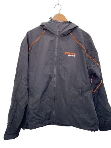 商品画像：ROLAND PIPING HOODED JACKET/M/ナイロン/BLK/101253021012 1