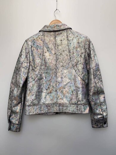 商品画像：メタリックトラッカージャケット/M/ポリエステル/SLV/22WWEWA5 2