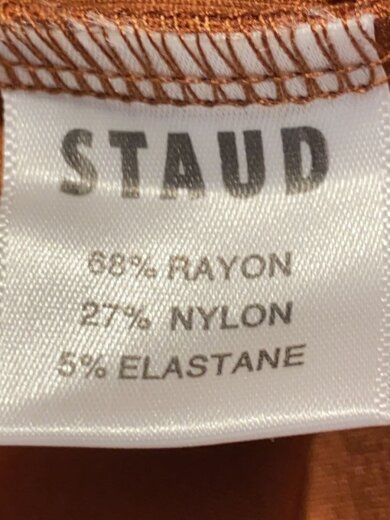 商品画像：STAUD/ノースリーブワンピース/XS/レーヨン/BRW 4