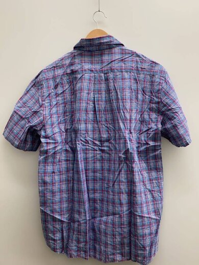 商品画像：半袖シャツ/L/コットン/NVY/チェック 2