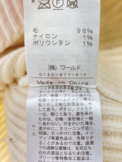 商品画像：ニット・セーター(厚手)/38/ウール/CRM/無地/085-19091 4