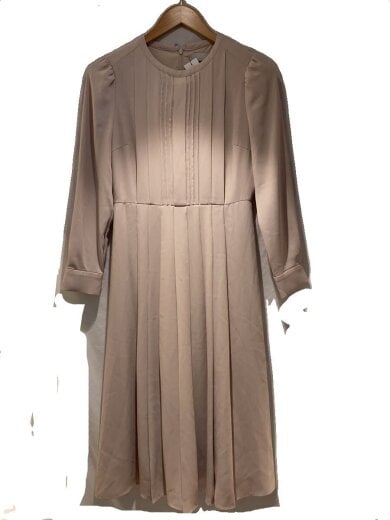 商品画像：長袖ワンピース/36/ポリエステル/BEG/無地/CWF0221038// 1