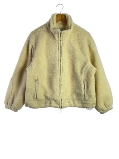 商品画像：ウールコンボアスタンドコクーンブルゾン/36/ポリエステル/クリーム/24011912826040 1