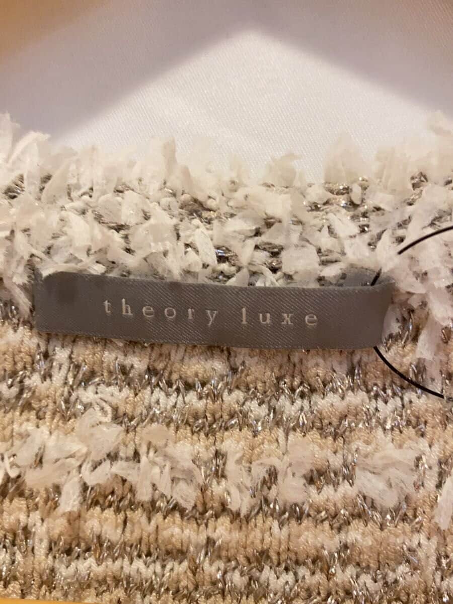 theory luxe / カーディガン(厚手)/38/レーヨン/BEG/03-0103720-319-038