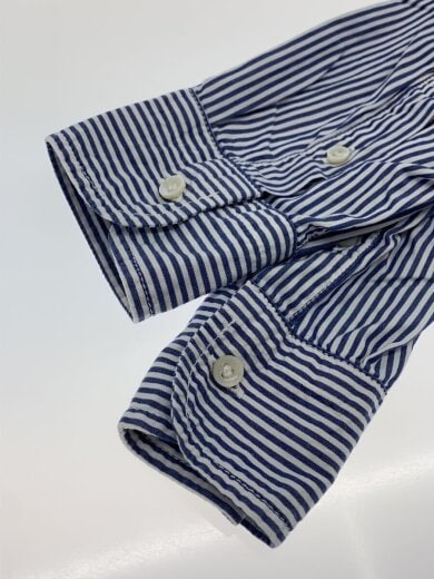 商品画像：長袖シャツ/M/コットン/BLU/ストライプ/SC29067 6