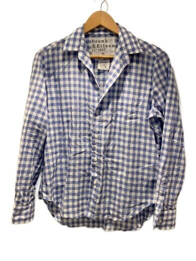 商品画像：長袖シャツ/XXS/コットン/WHT/ギンガムCK 1