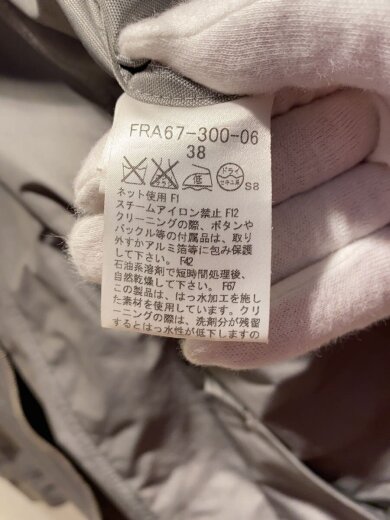 商品画像：コート/38/ポリエステル/グレー/無地/FRA67-300-06 4