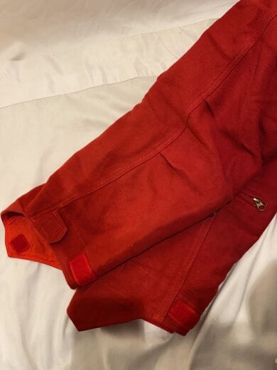 商品画像：ブルゾン/--/コットン/レッド/無地 5