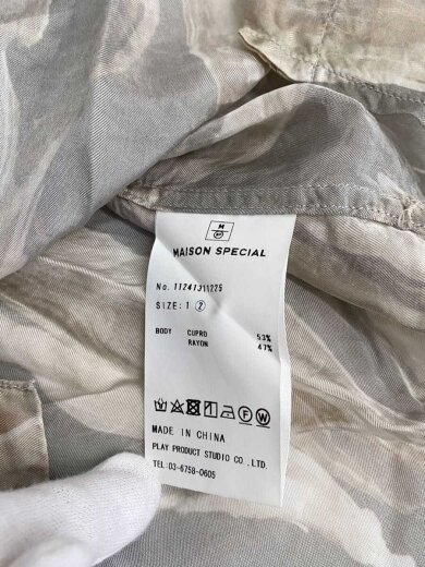 商品画像：半袖シャツ/2/--/BEG/総柄/11241311225 4