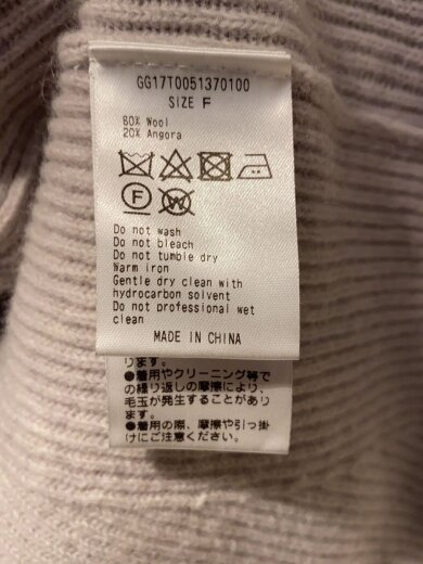 商品画像：ニット・セーター(薄手)/FREE/ウール/PNK/無地/gg17t0051370100 4