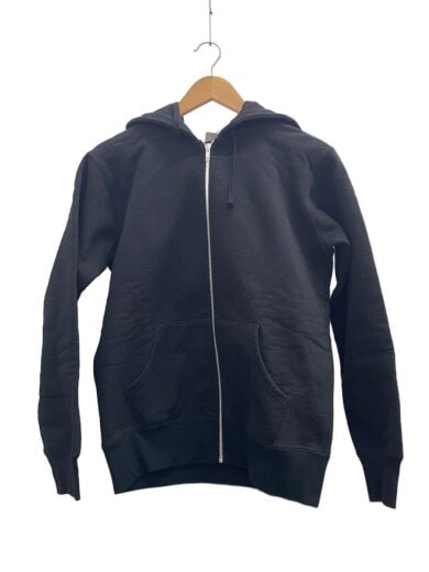 商品画像：ジップパーカー/S/コットン/BLK 1