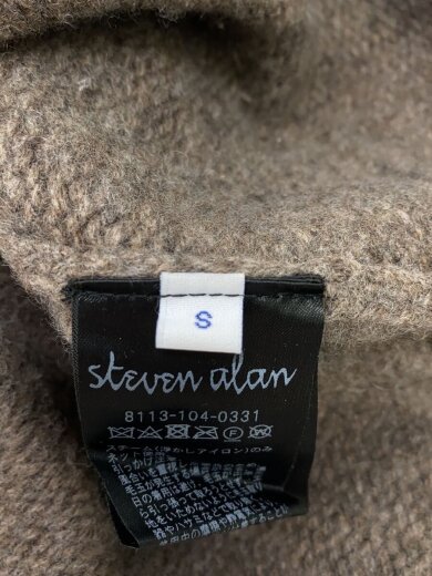 商品画像：ニット・セーター(厚手)/S/ウール/BRW/無地/8113-104-0331 4