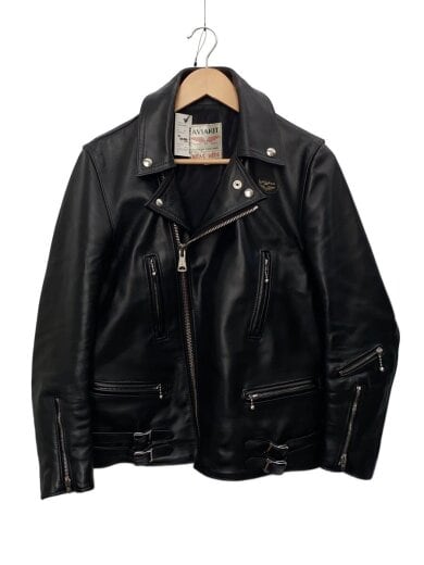 商品画像：ダブルライダースジャケット/38/レザー/BLK/391 1