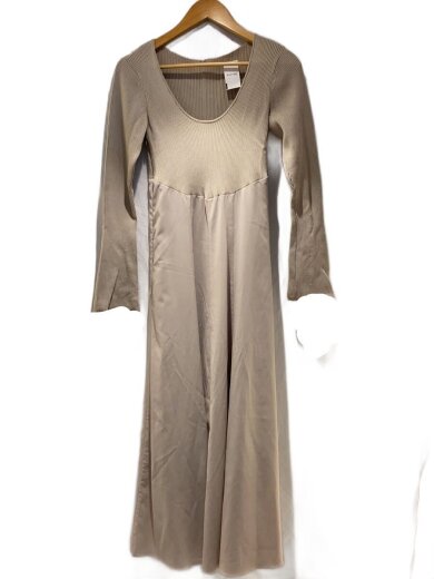 商品画像：長袖ワンピース/one/レーヨン/ベージュ/FWNO234122 1