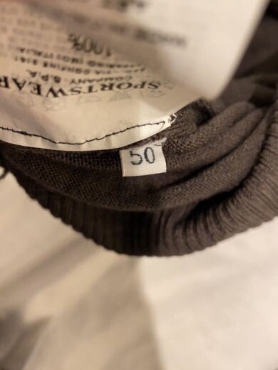 画像：C.P.COMPANYニット・セーター(薄手)/50/ウール/ブラウン/無地4