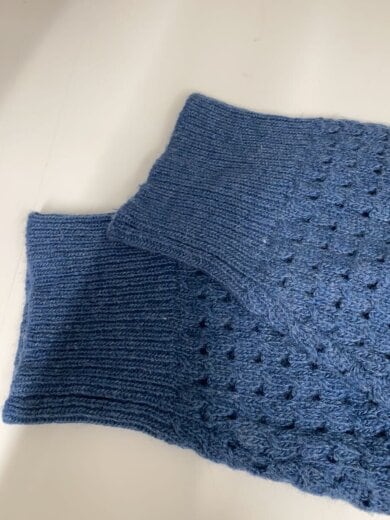 商品画像：カーディガン(厚手)/--/ウール/NVY/3-220043 5