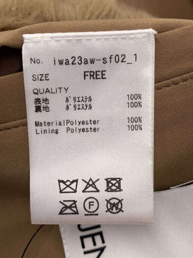 商品画像：ポンチョ/FREE/ポリエステル/BEG/iwa23aw-sf02_1 4