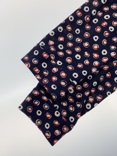 商品画像：長袖ワンピース/0/シルク/NVY/総柄 5